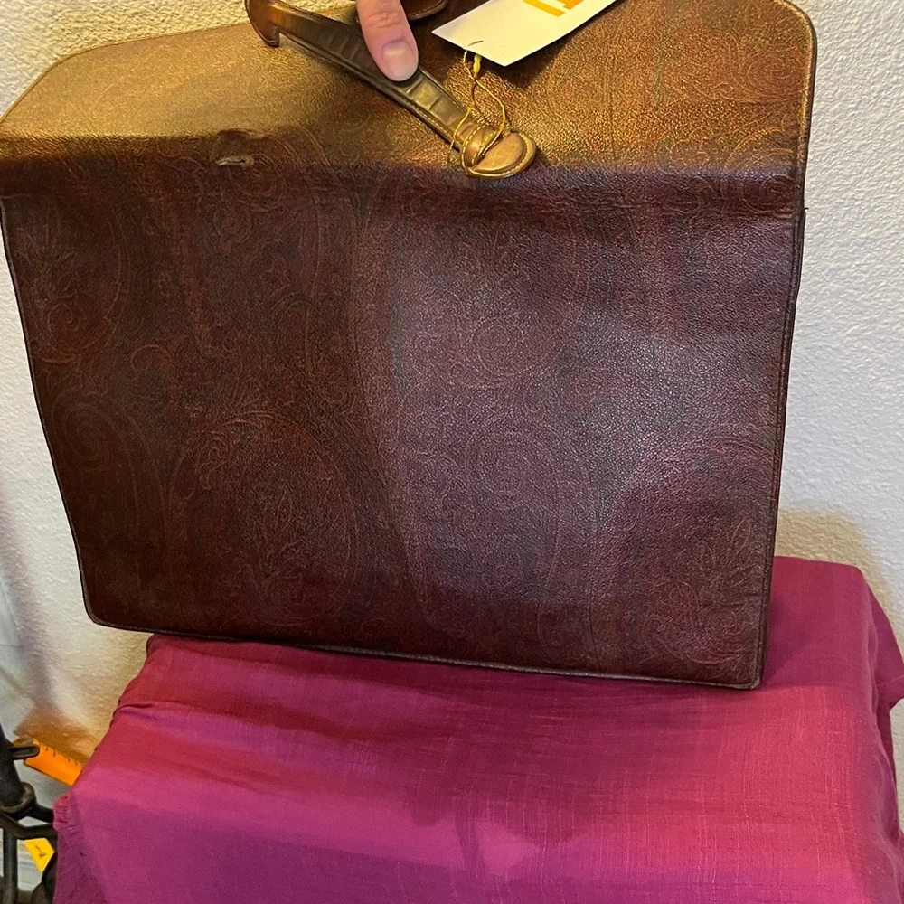Etro Milano Briefcase rehab handle otherwise good
